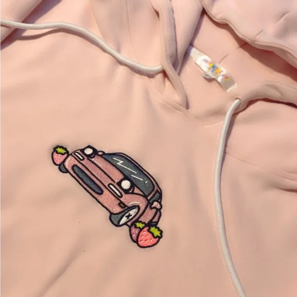 Mazda Miata Pink Hoodie Discontinued Collectable 💗 Rare - Picture 3 of 5